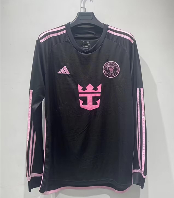 24-25 Inter Miami Away Long sleeves Fans Soccer Jersey