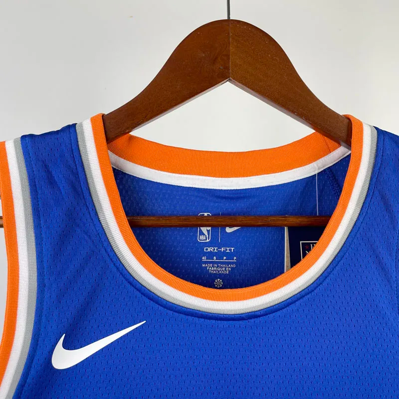 22-23 KNICKS ROSE #4 Blue Top Quality Hot Pressing NBA Jersey