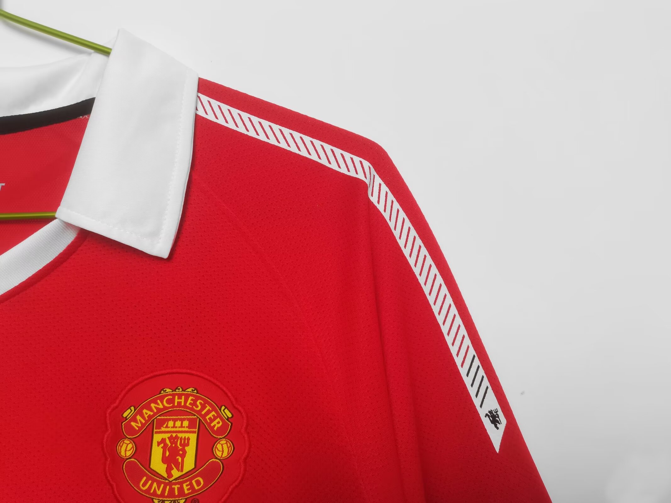 2010-2011 Man Utd Home Long Sleeve Retro Soccer Jersey