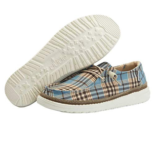 Women's Shoes Wendy Tartan Red