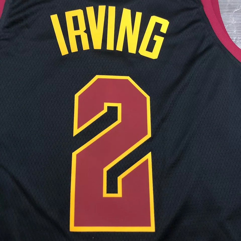 CLEVELAND IRVING # 2 Black Top Quality Hot Pressing NBA Jersey