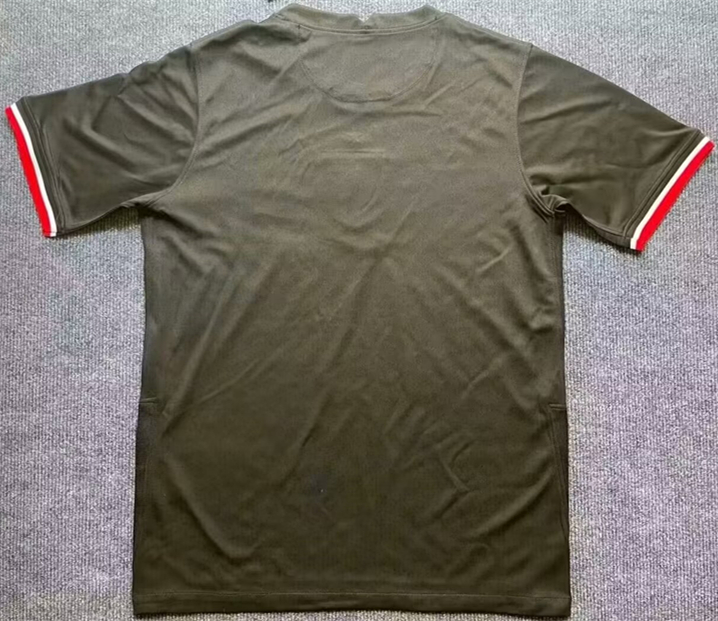 2021 England Exposure Edition Black Fans Soccer Jersey