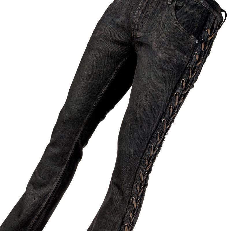 Sidelaced Raw Umber Alloy Wash Pants