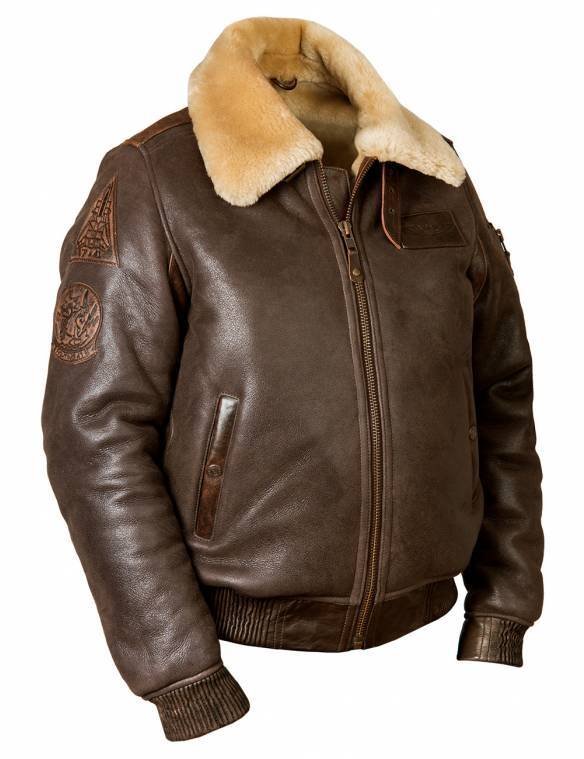 B-15 FAST EAGLE SHEEPSKIN FLIGHT JACKET