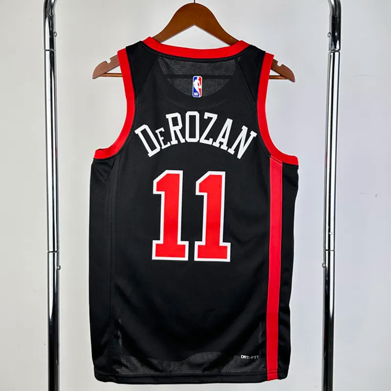 23-24 BULLS DE ROZAN #11 Black City Edition Top Quality Hot Pressing NBA Jersey