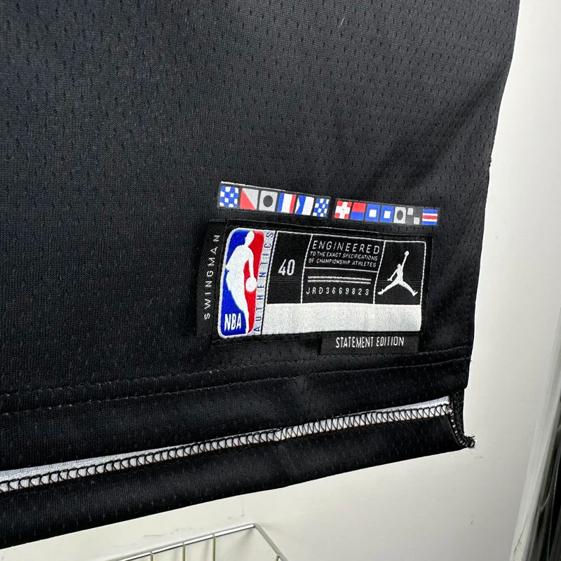 22-23 CLIPPERS HARDEN #1 Black Top Quality Hot Pressing NBA Jersey (Trapeze Edition) 飞人版