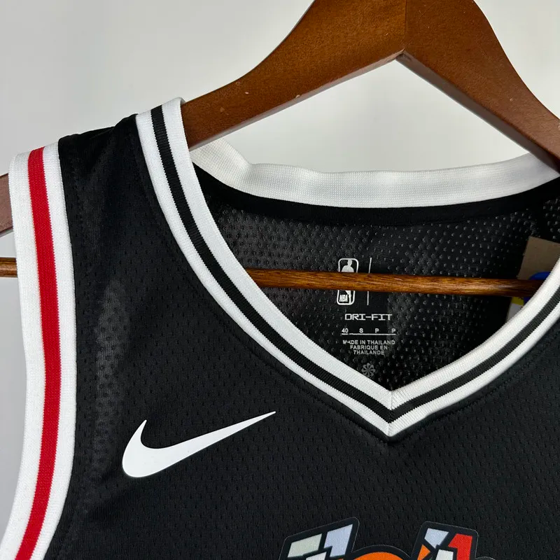 22-23 CLIPPERS HARDEN #1 Black City Edition Top Quality Hot Pressing NBA Jersey
