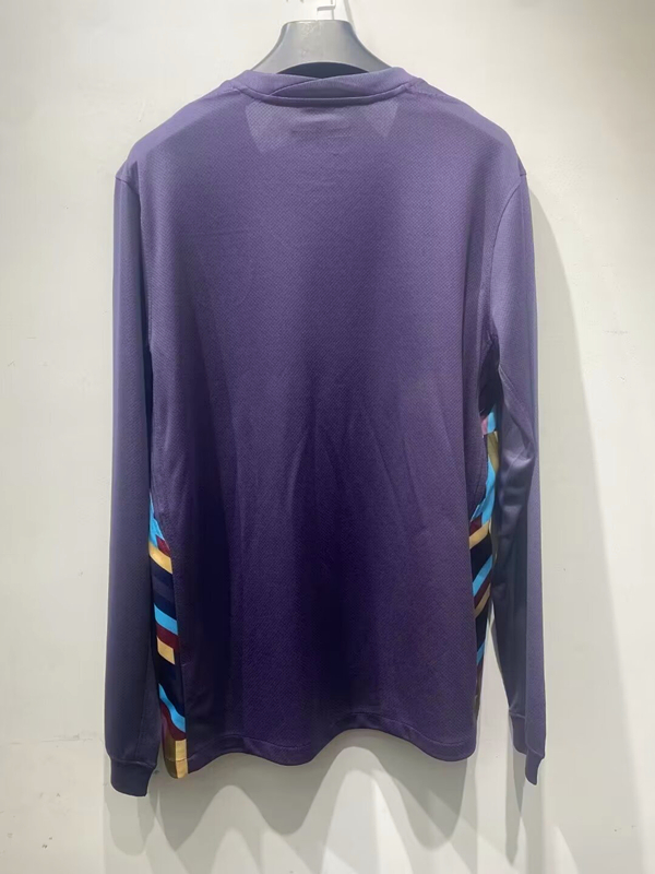 2024 Englande Europe Cup Away Fans Version Long sleeves Soccer Jersey