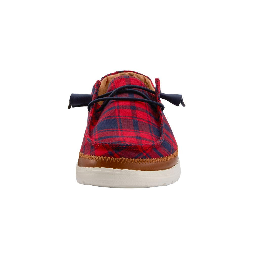 Women's Shoes Wendy Tartan Red