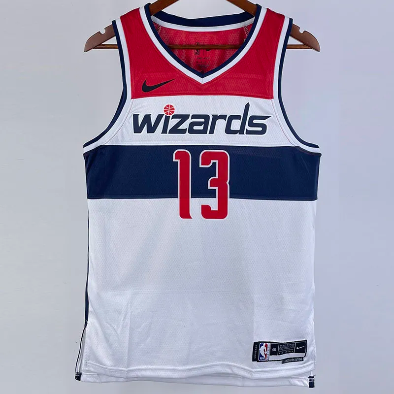 22-23 Wizards POOLE #13 White Top Quality Hot Pressing NBA Jersey