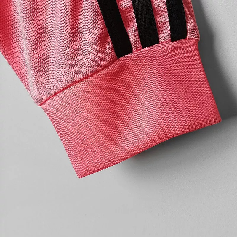 2015-2016 JUV Away Pink Retro Long Sleeve Soccer Jersey