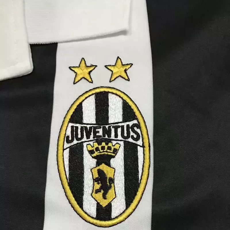 1999-2000 JUV Home Retro Long Sleeve Soccer Jersey