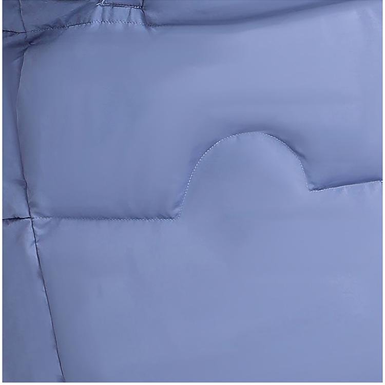 Mid Length Light Blue Women's Down Jacket