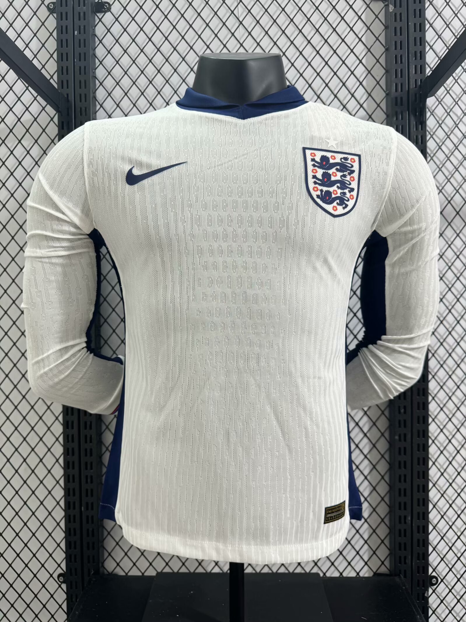 2024 Englande Europe Cup Home Long sleeves Player Version Soccer Jersey