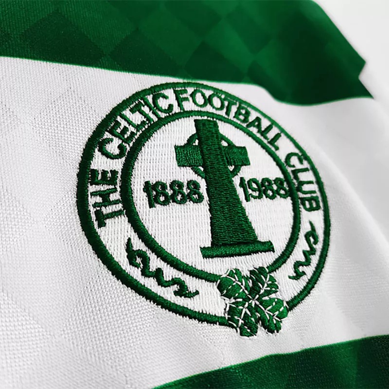 1987-1988 Celtic Home Long Sleeve Retro Soccer Jersey
