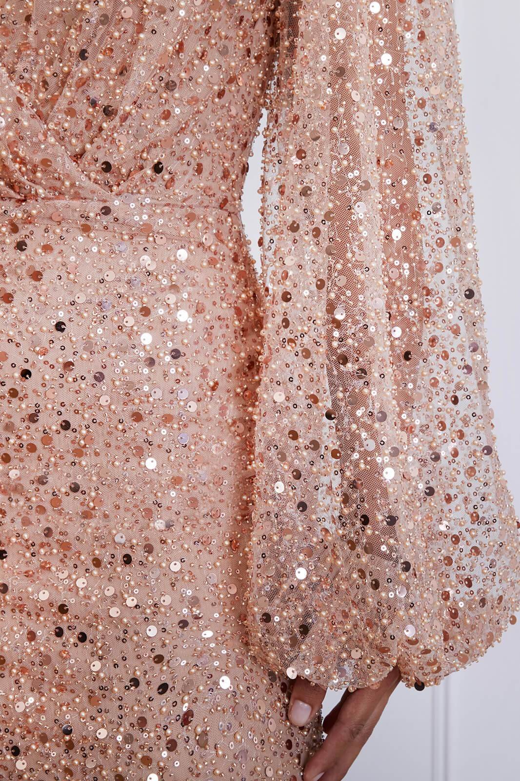 Maya Champagne Dress