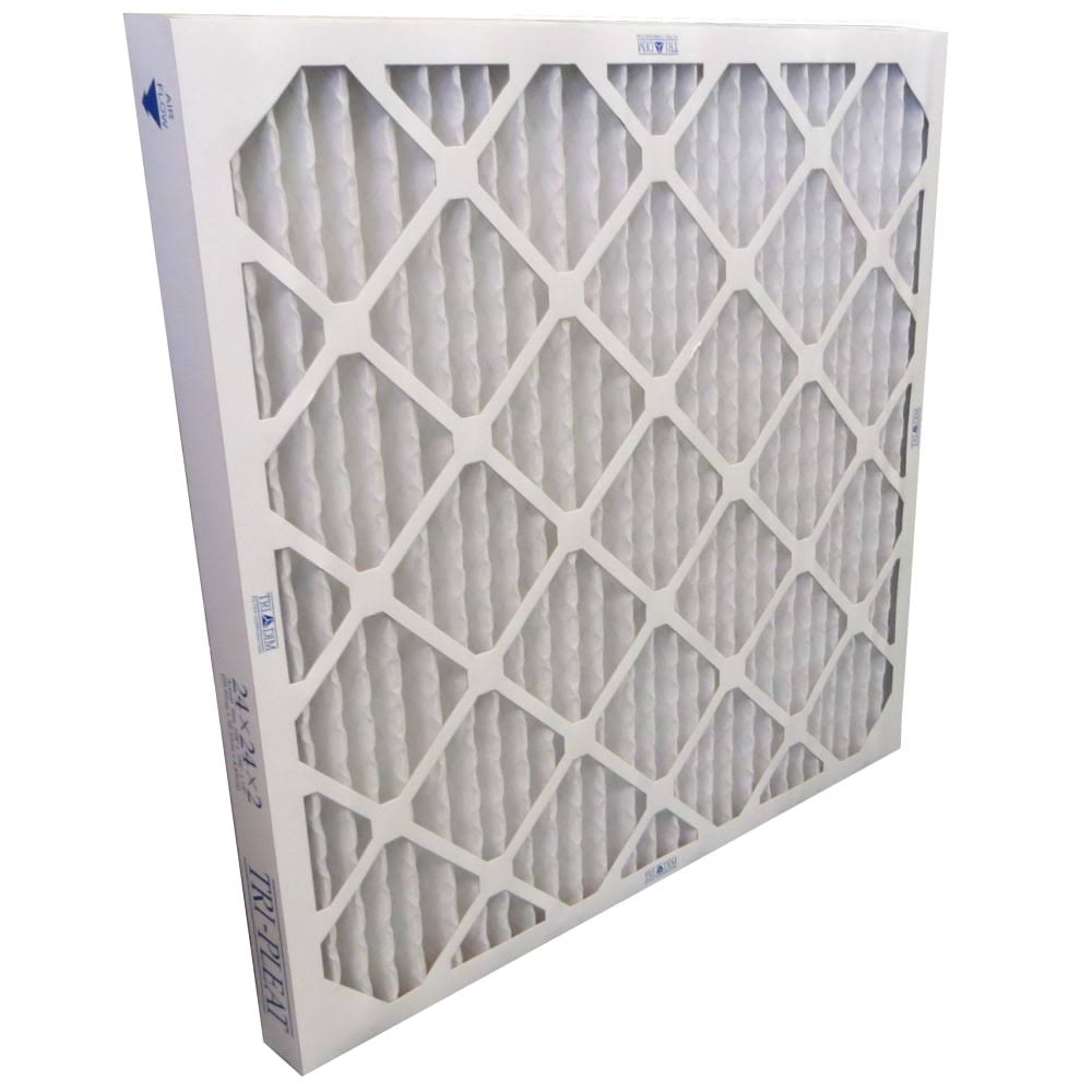 TriDim HVAC Pleated Air Filters with Antimicrobial Protection, MERV 8