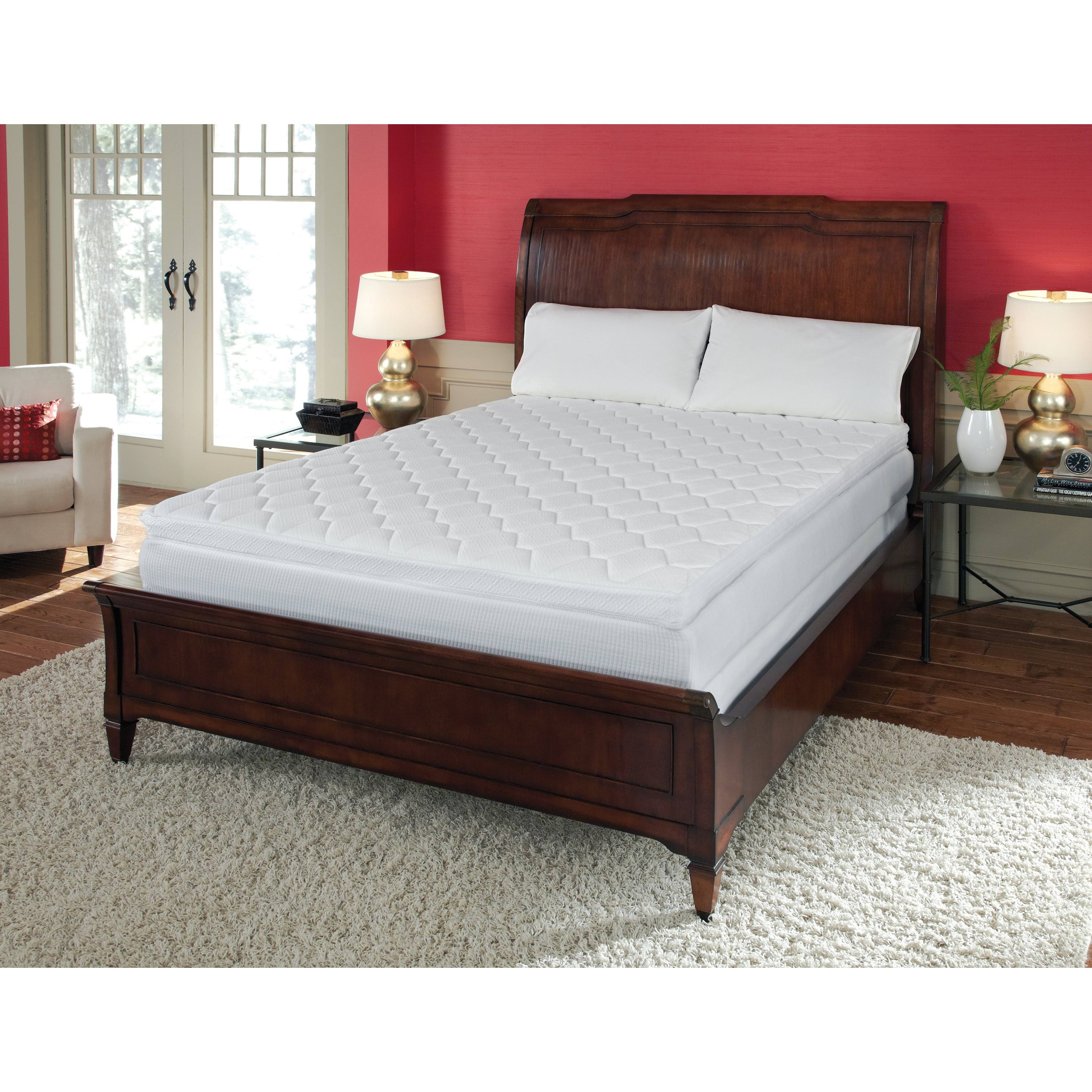 Loftworks Reversible 12Inch Pillow Top Gel Memory Foam Mattress King