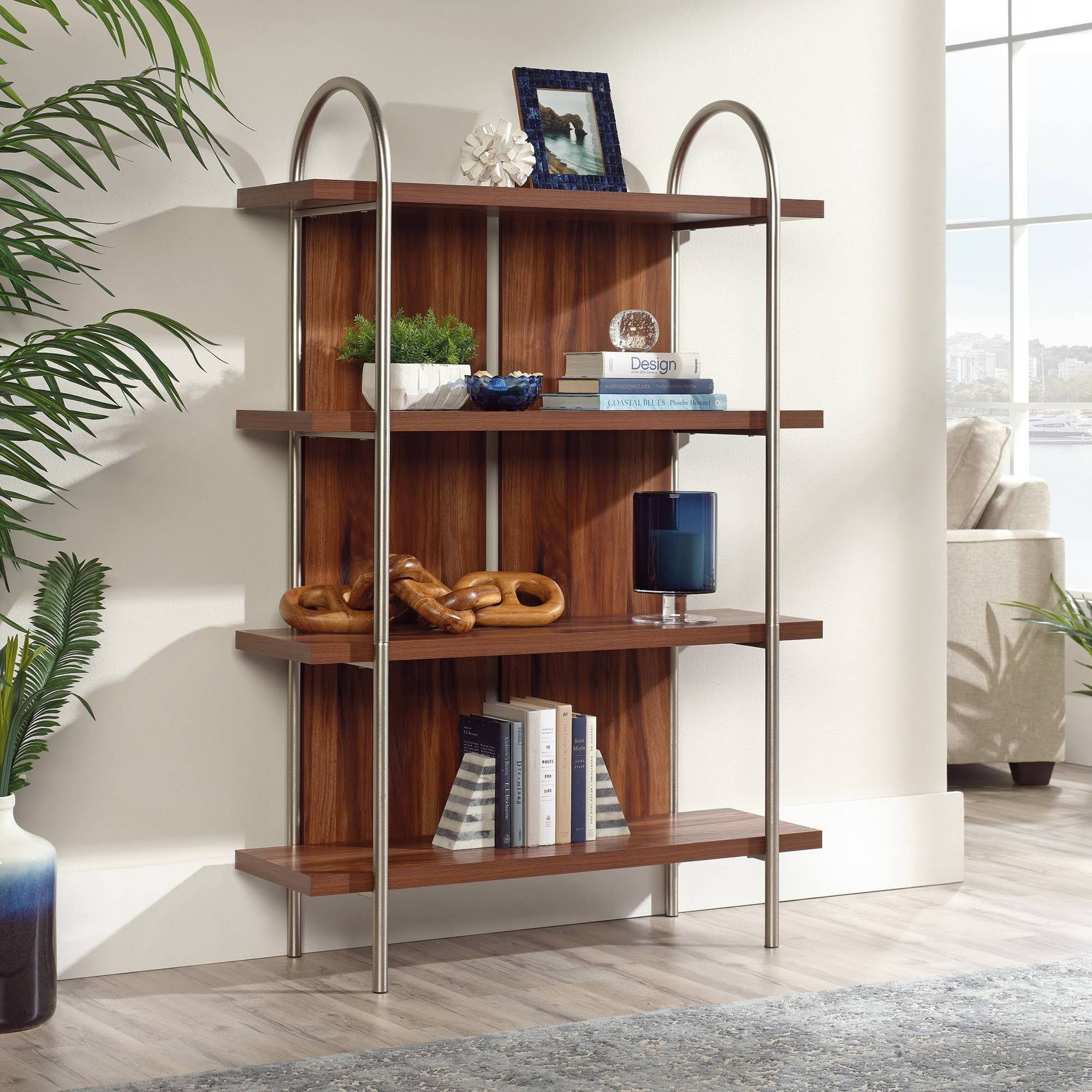 Sauder Vista Key Bookcase in Blaze Acacia - HSZ-1-s