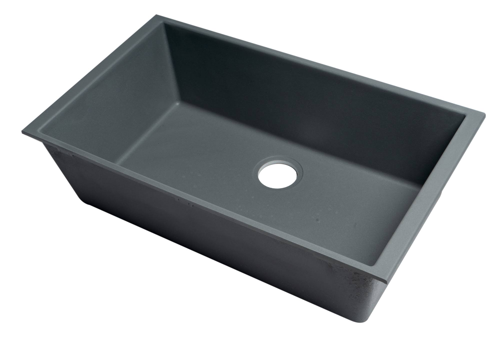 33x22 single bowl kitchen sink quartzite undermount