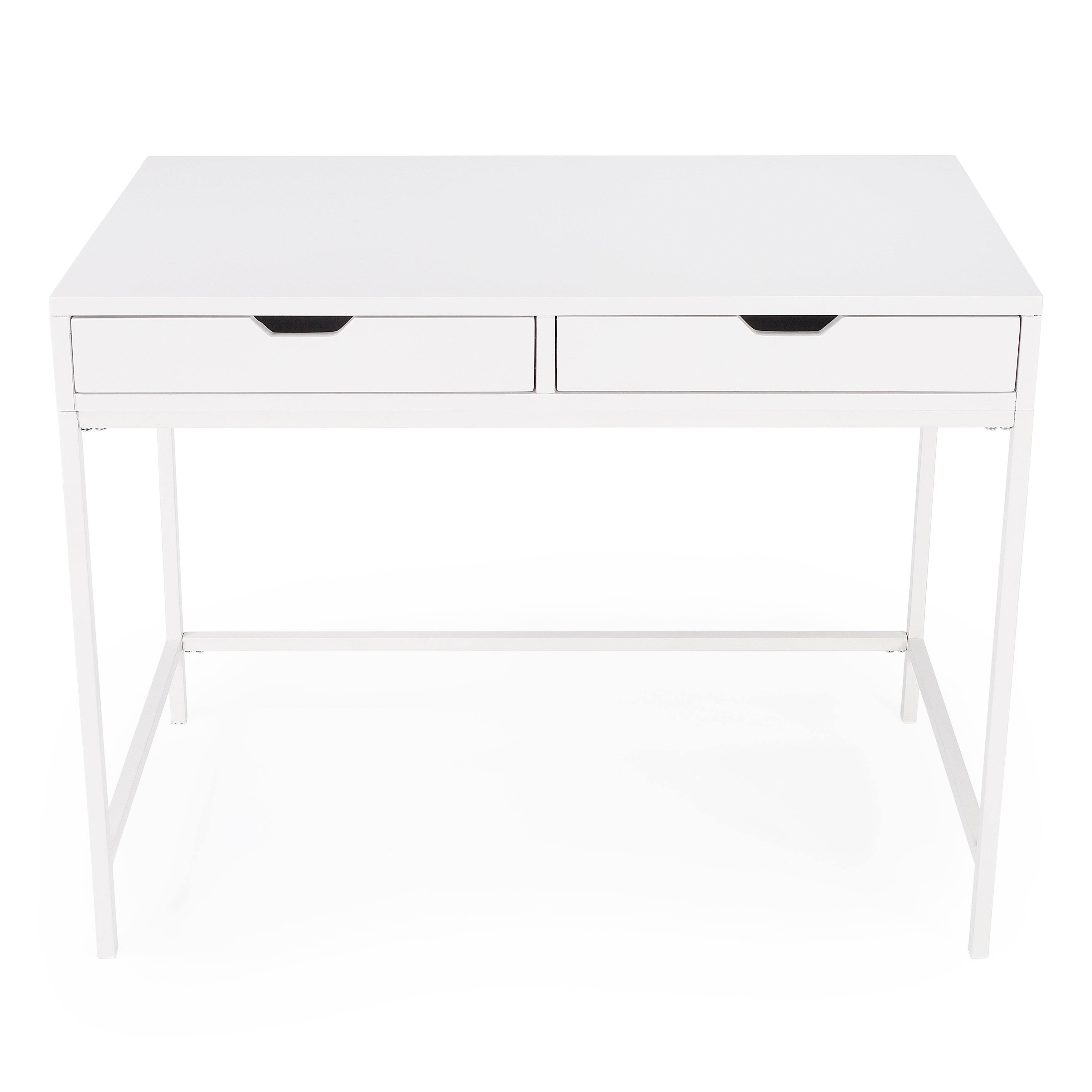 Butler Belka White Desk with Drawers HSZ1s