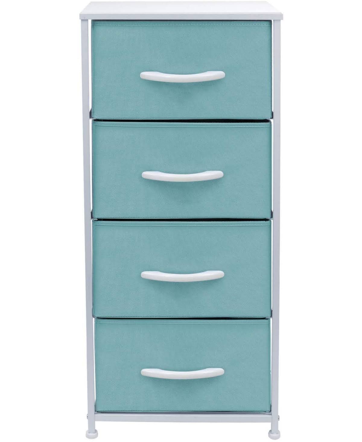 Sorbus 4Drawers Chest Dresser Aqua HSZ1s