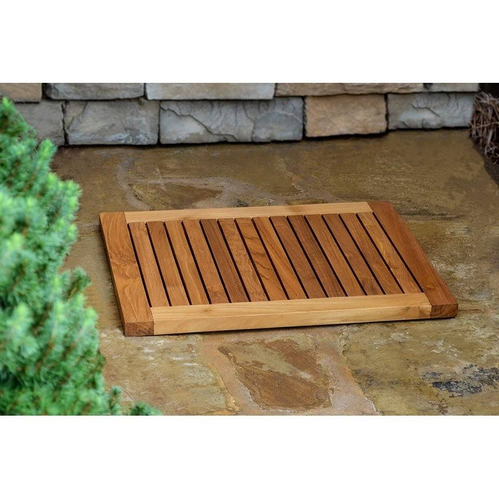 Teak Indoor/Outdoor Shower Mat HSZ1s