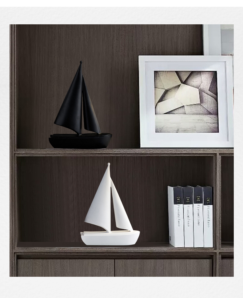 Simple Design Nautical Craft Ornament Indoor Modern Home Living Room Decoration TV Cabinet Desk