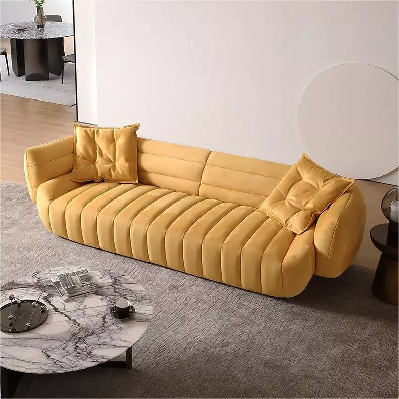 Minimalist Design Hotel Sofa Italian Living Room Sofa Combination Fabric Sofa
