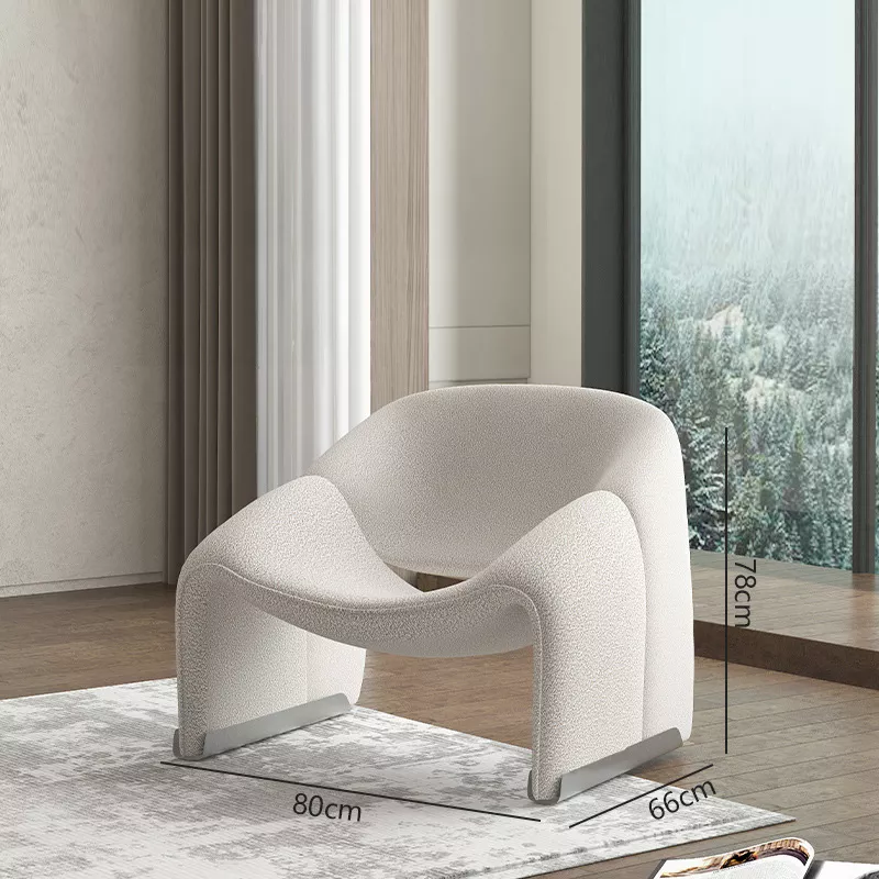 Classic Designer Chair Curved Single Sofa Leisure Nordic Chair Leisure Chair Fashionable