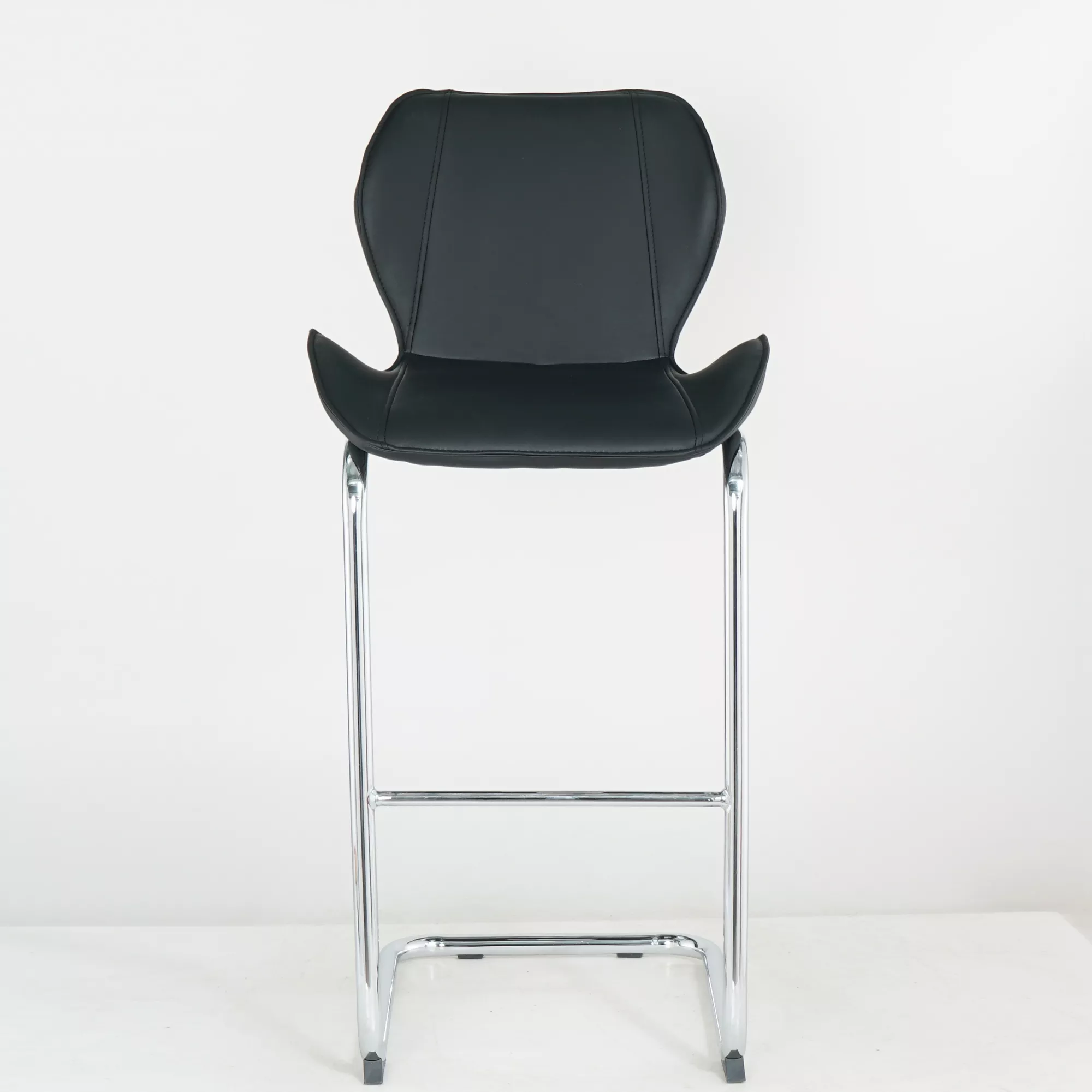 Stylish Modern Design PU Leather High Stool Chair Bar Stool Simple
