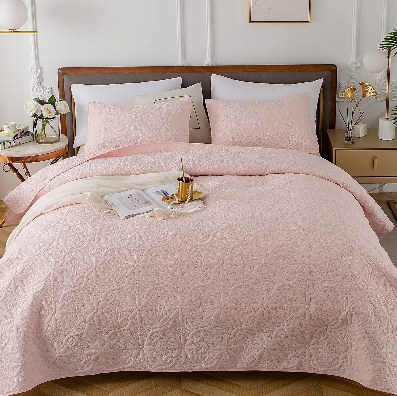 King Mattress Cover Bedspread Elegant Jacquard Bedspread Cover Large Solid Color Home Textiles Bedspread