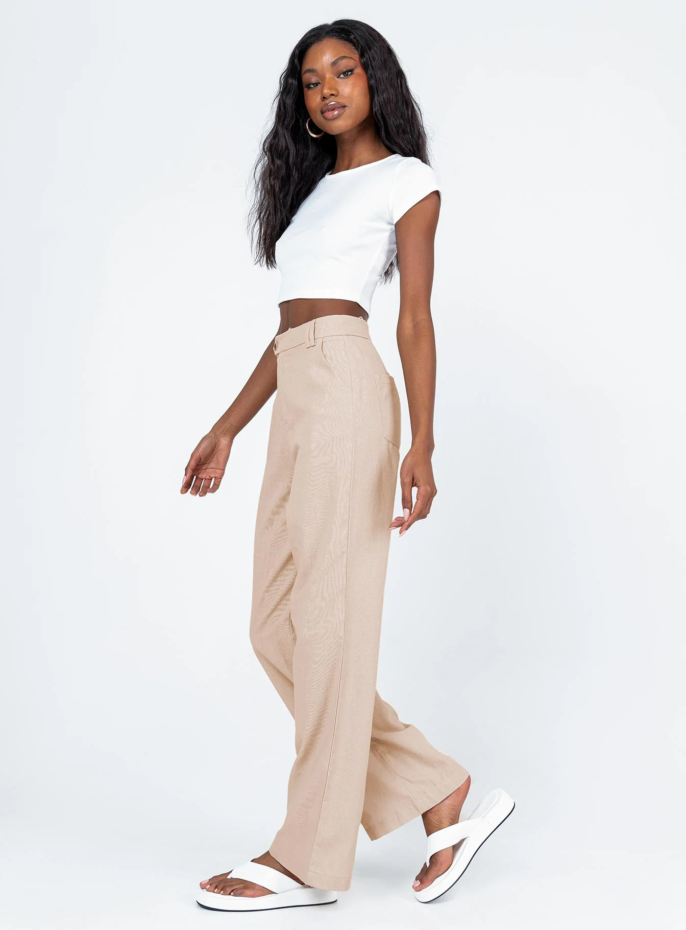 Lelo Linen Pants Beige