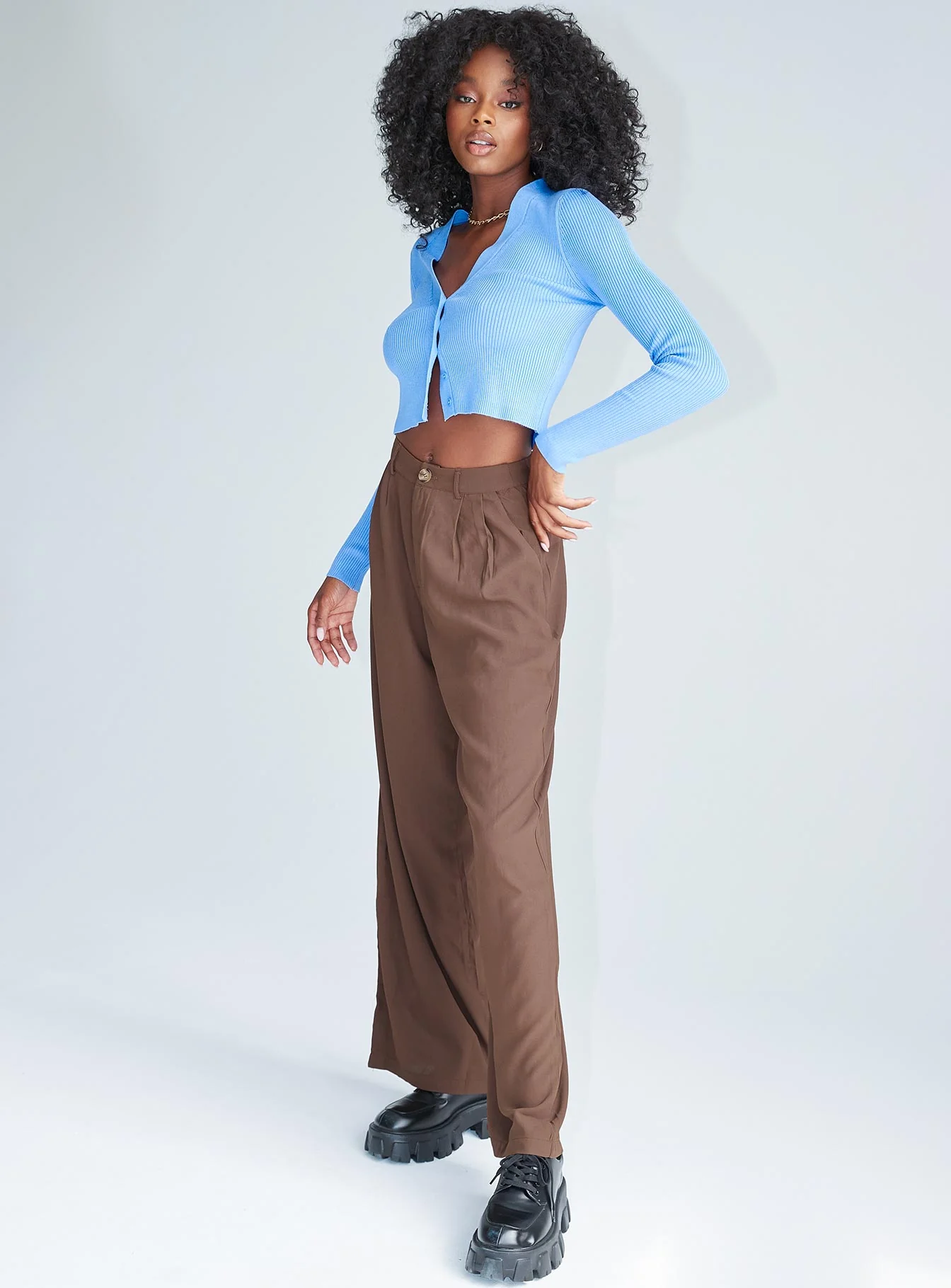 Kylia Pants Brown