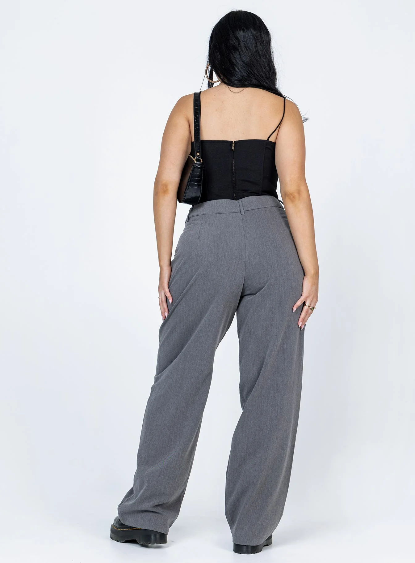 Motel Sakaria Trouser Tailoring Charcoal