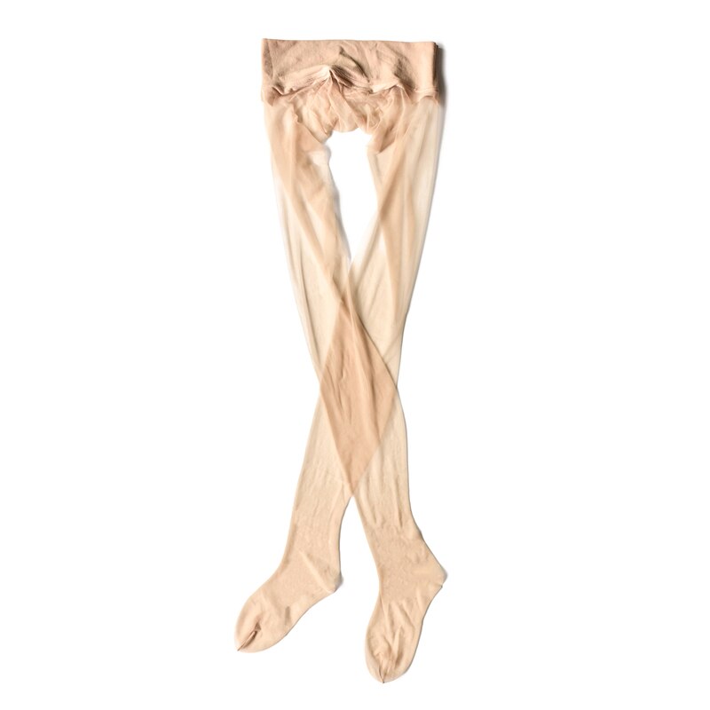 1D Women's Sexy Super Thin Tights Invisible Pantyhose Female Nylons Stockings Panty Hose Thigh High Stockings Open /Close Crotch