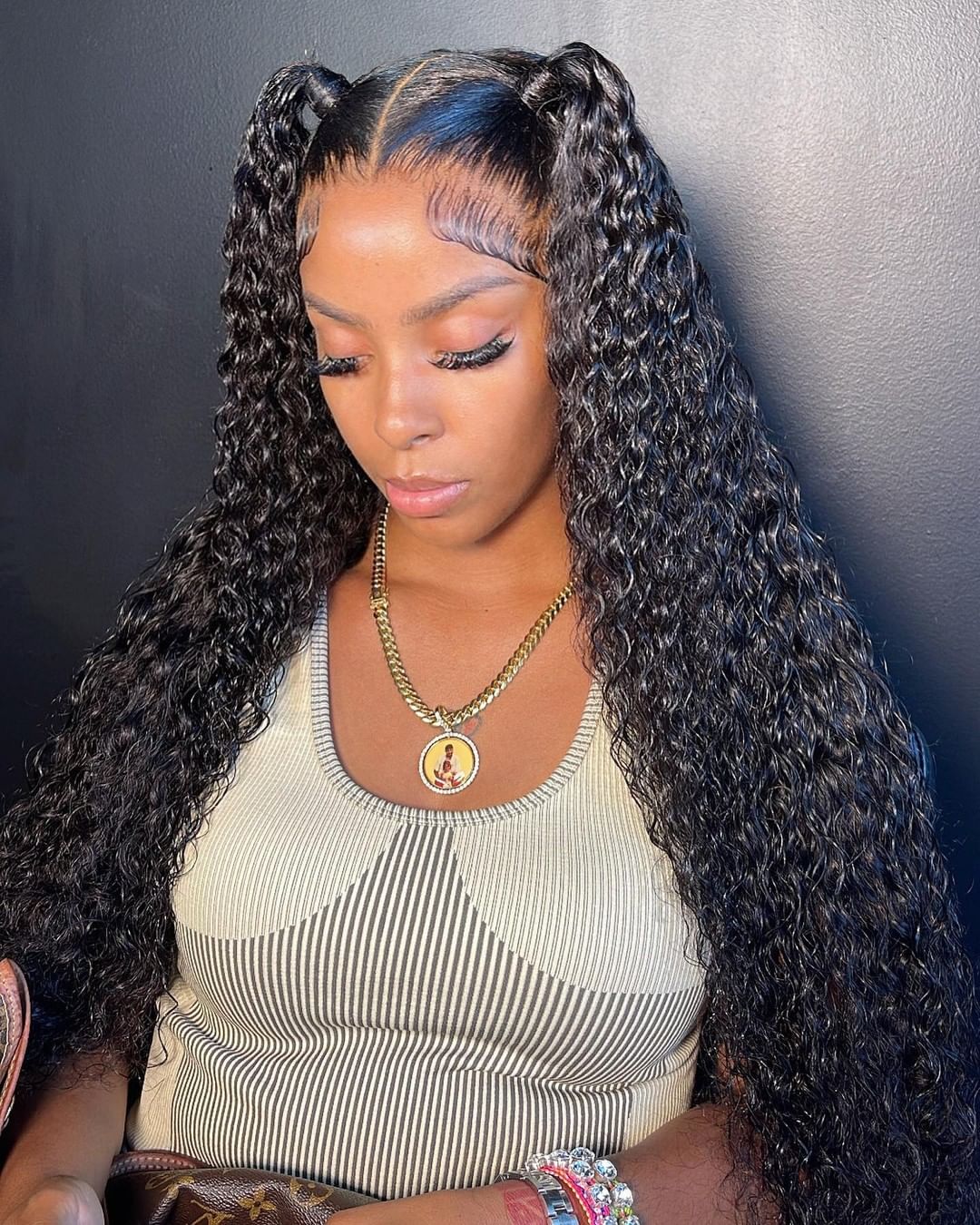360 HD Lace Frontal Wig 30 Inch Water Wave 13x4 Lace Front Human Hair Wig Deep Curly Glueless Frontal Remy Brazilian 4x4 Closure