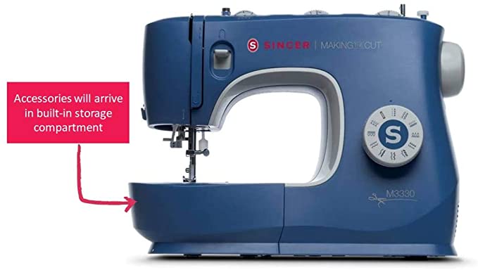 Making The Cut Sewing Machine with 97 Stitch Applications & Accessory Kit M3330, Simple & Easy To Use