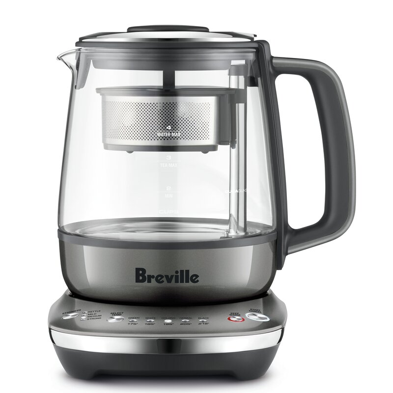 Breville 1.02 qt. Glass Electric Tea Kettle