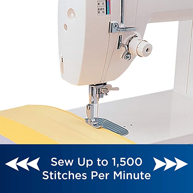 PQ1500SL Sewing and Quilting Machine, Up to 1,500 Stitches Per Minute, Wide Table, 7 Included Feet