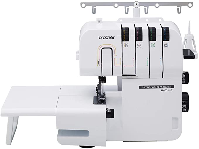 ST4031HD Serger, Strong & Tough Serger, 1,300 Stitches Per Minute, Durable Metal Frame Overlock Machine,