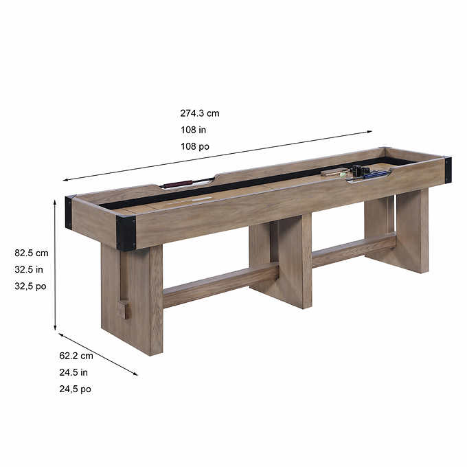 Well Universal Wooden Shuffleboard Table