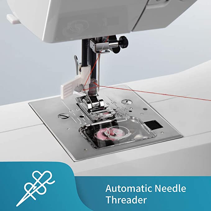 Sewing Machine Computerized and Quilting, 200 Built-in Stitches, LCD Display, Z6 Automatic Needle Threader, Twin Needle