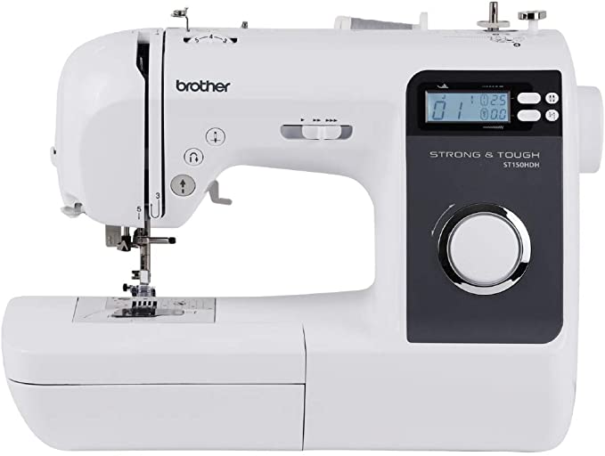 ST150HDH Sewing Machine, Strong & Tough, 50 Built-in Stitches, LCD Display, 9 Included Feet