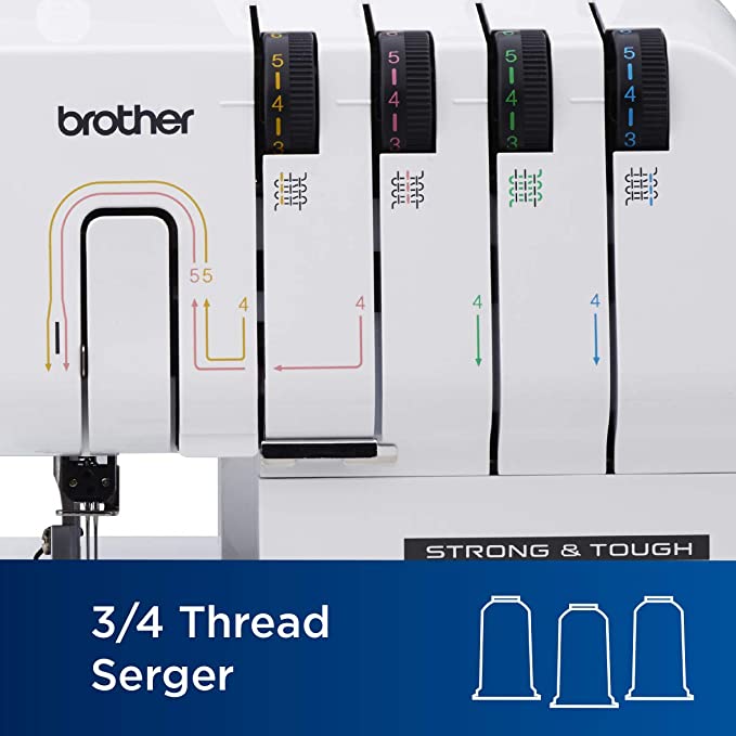 ST4031HD Serger, Strong & Tough Serger, 1,300 Stitches Per Minute, Durable Metal Frame Overlock Machine,