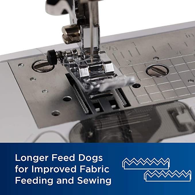 ST150HDH Sewing Machine, Strong & Tough, 50 Built-in Stitches, LCD Display, 9 Included Feet