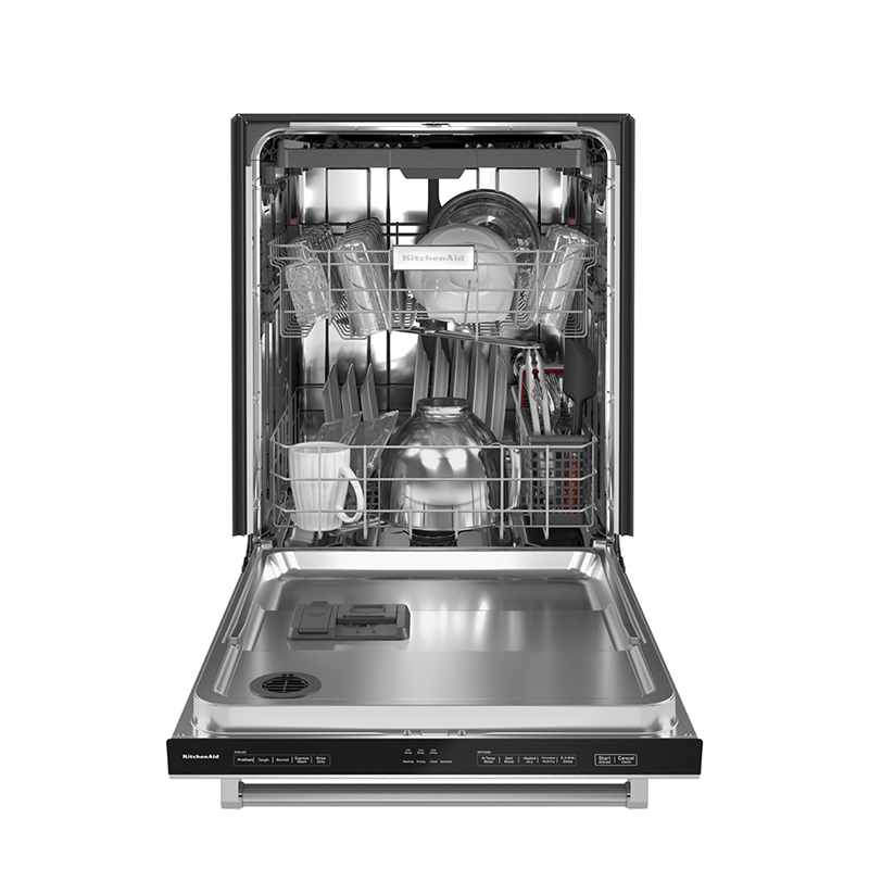 24  Top Control Built-In Dishwasher with Stainless Steel Tub, PrintShield Finish, 3rd Rack, 39 dBA - Stainless steel