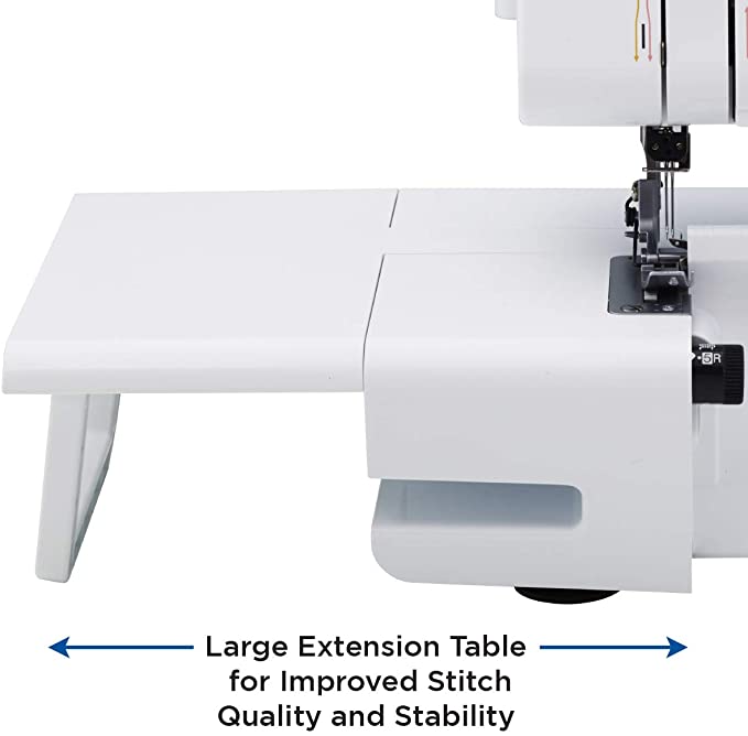 ST4031HD Serger, Strong & Tough Serger, 1,300 Stitches Per Minute, Durable Metal Frame Overlock Machine,