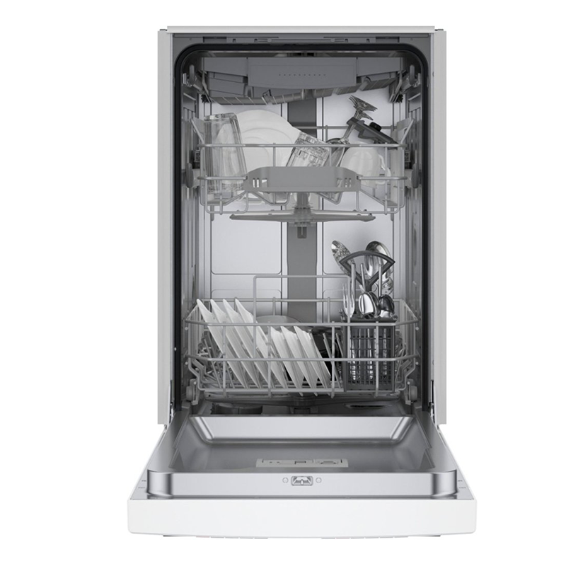 300 Series 18  ADA Front Control Built-In Dishwasher with 3rd Rack, HomeConnect, 46 dBA - White