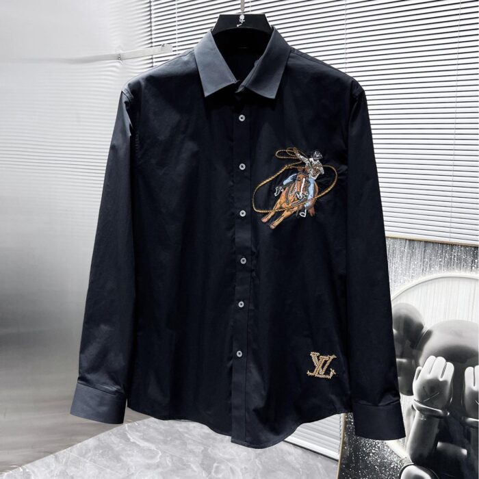 Horse Riding Embroidered Shirt